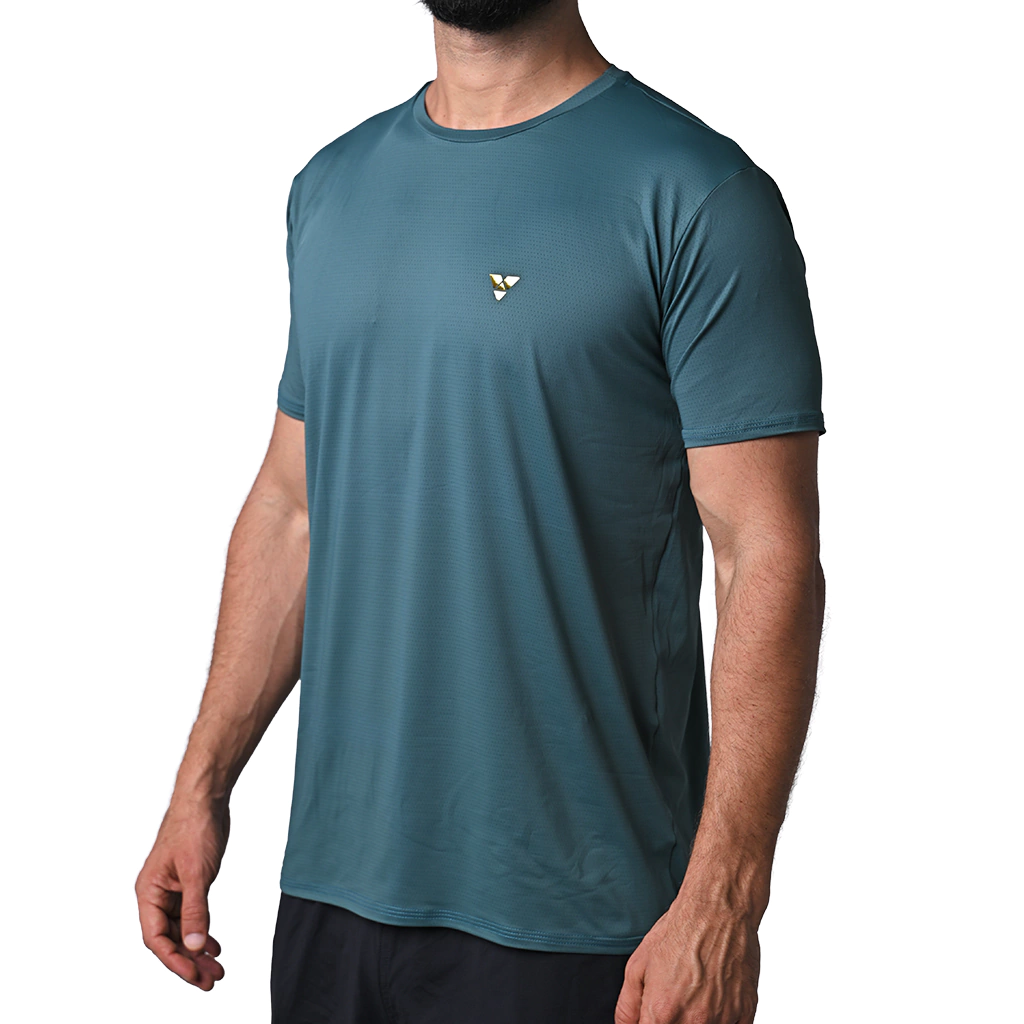 Camiseta Unique-VERDE E OURO