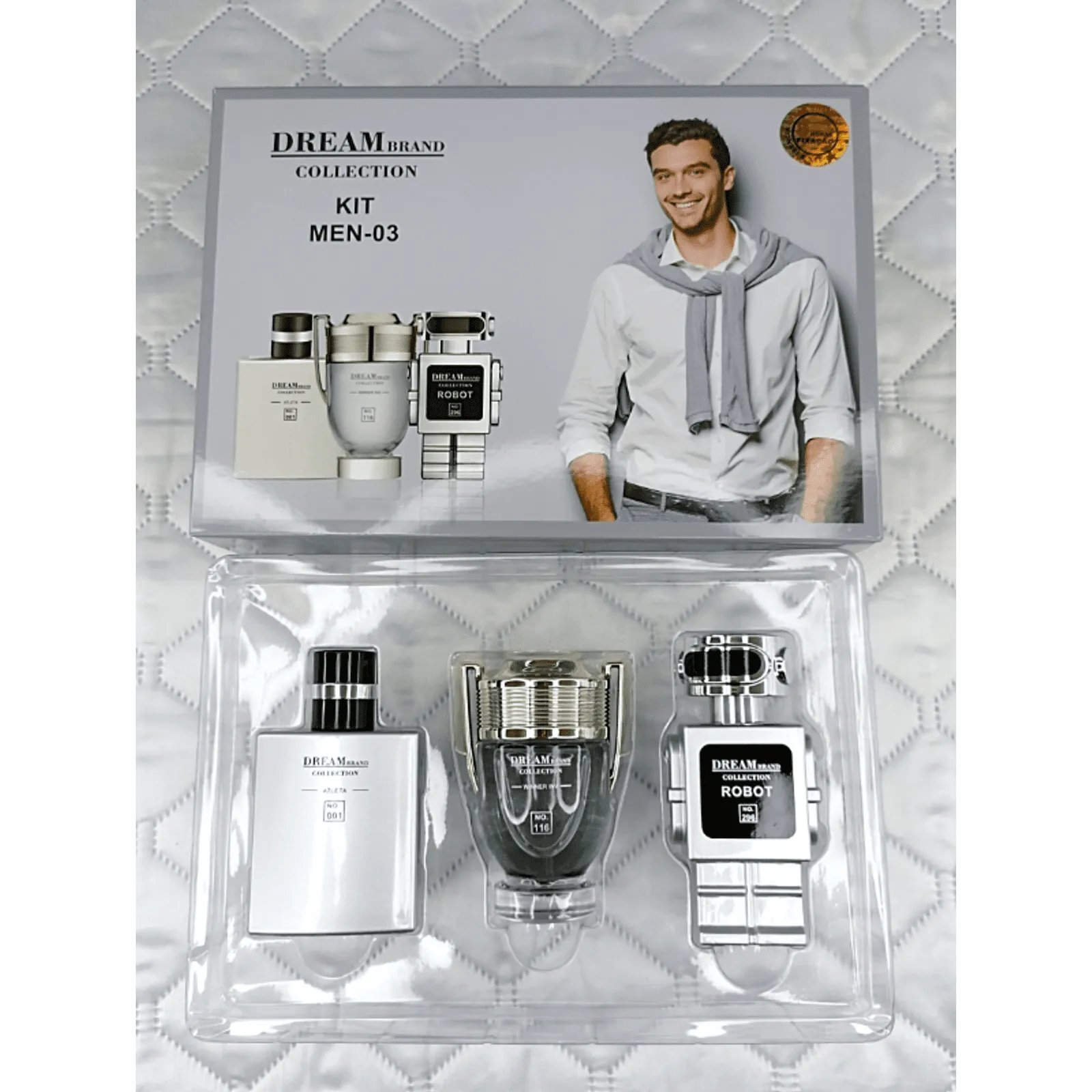 Kit n° 03 com 3 Perfumes Masc - Dream Brandcolletcion