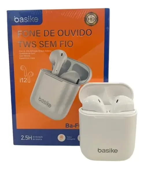 Fone De Ouvido Sem Fio Bluetooth 8743 - Branco