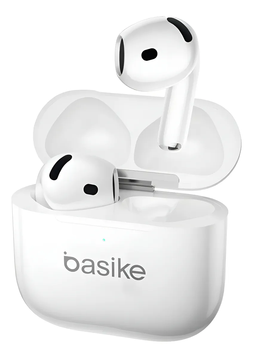 Fone De Ouvido Tws Bluetooth Basike Intra Artiular Ba-fon173 Cor Branco