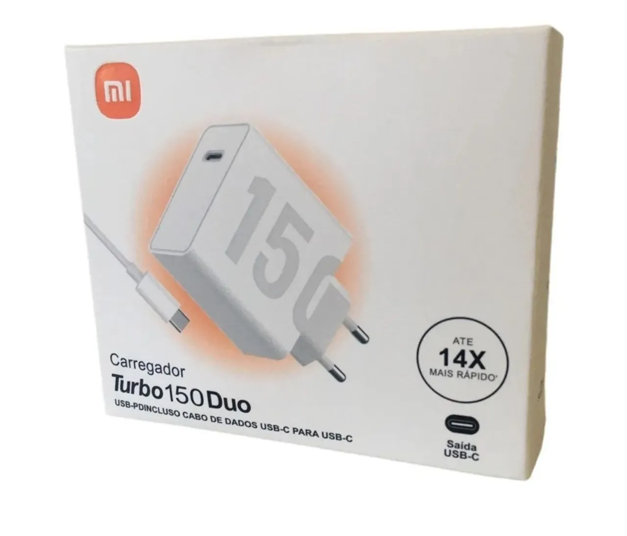 Carregador Xiaomi Turbo 150 Duo - Carregamento Rápido